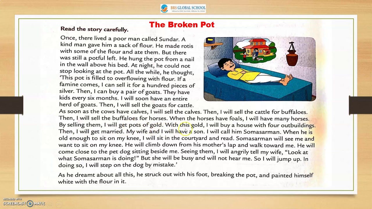 Class 4 comprehension 1