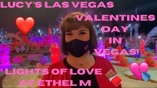 Lucy's Las Vegas at Ethel M Chocolate Factory Lights of Love!