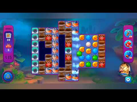 фишдом 2022  #  10902 уровень - прохождение без бустеров # Fishdom,   10902  level - no Boosters.