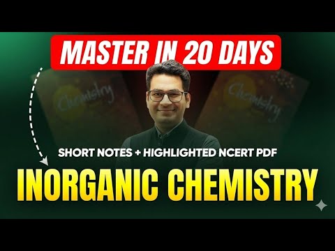 JEE Main 2026: Master Inorganic Chemistry | MathonGo | Anup Sir