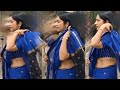 Navya Nair Latest Saree Navel Malayalam Actress Saree Look