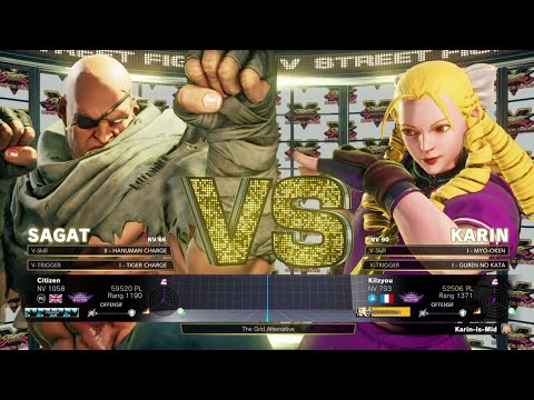 Citizen (sagat) VS (karin) ASM | Kilzyou... Masterz TV