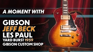 Video thumbnail for Gibson Custom Shop Jeff Beck Yardburst 1959 Les Paul Standard | A Moment With by GUITARGUITAR