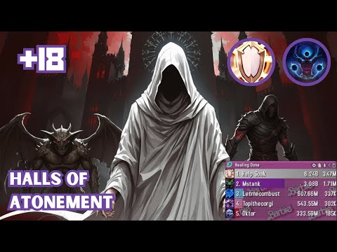 +18 Halls of Atonement | Voidweaver Discipline Priest | TWW Season 3
