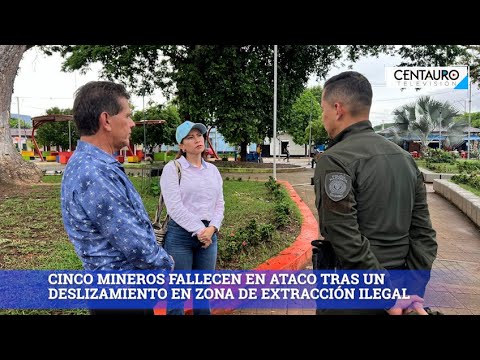 CINCO MINEROS FALLECEN EN ATACO TRAS UNDESLIZAMIENTO EN ZONA DE EXTRACCIÓN ILEGAL
