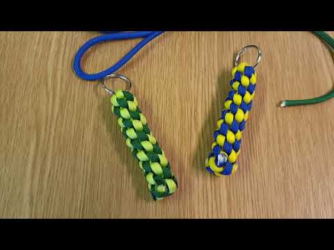 B CreaKidz - Schlüsselanhänger aus Paracord (rund)