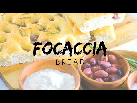 Easy Vegan Focaccia Bread (Italian Rosemary & Olive) | World of Vegan