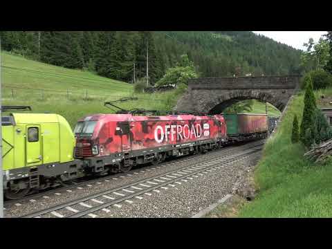 (AT) Zuge im Tirol, meist Brenner, Tag 3 (2) 23-06-2023 4K