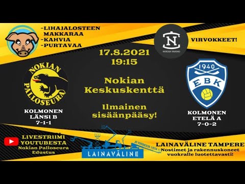 REGIONS CUP 4.kierros, NoPS - EBK 17.8.2021