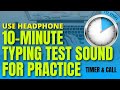 10 Minute Timer L Typing Speed Test Sound For Practice Digital Gesture