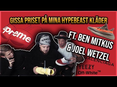 GISSA PRISET PÅ MINA KLÄDER [med BEN MITKUS & JOEL WETZEL] *HYPEBEAST?*