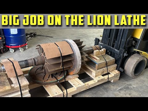 Biggest Job Yet For The Lion Lathe