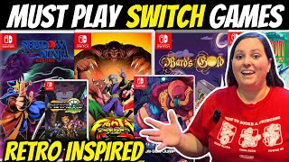You MUST Play These Retro Inspired Nintendo Switch Games…