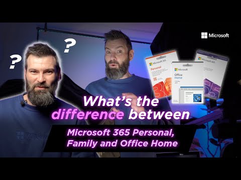 Microsoft 365 Personal vs Family vs Office Home, What's the difference?