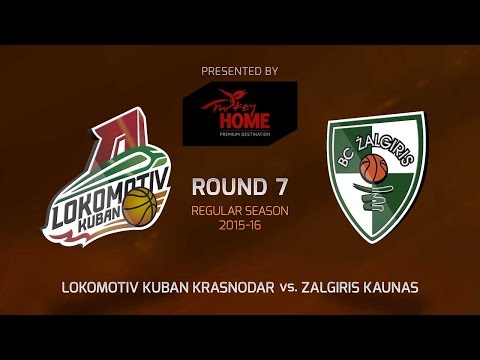 Highlights: RS Round 7, Lokomotiv Kuvan Krasnodar 80-50 Zalgiris Kaunas