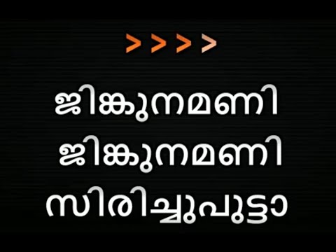 Jingunamani Karaoke Malayalam Lyrics