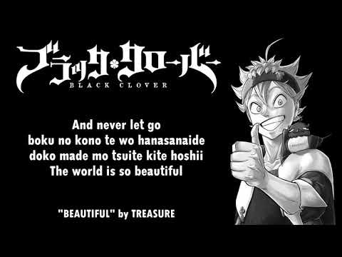 Black Clover Ending 13 Full『BEAUTIFUL』by TREASURE | Lyrics