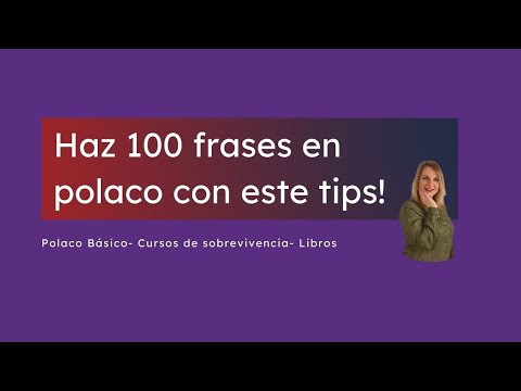 Haz 100 frases con este tip de gramática polaca 👍