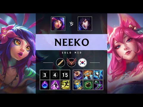 Neeko Mid vs Ahri - KR Grandmaster Patch 25.07