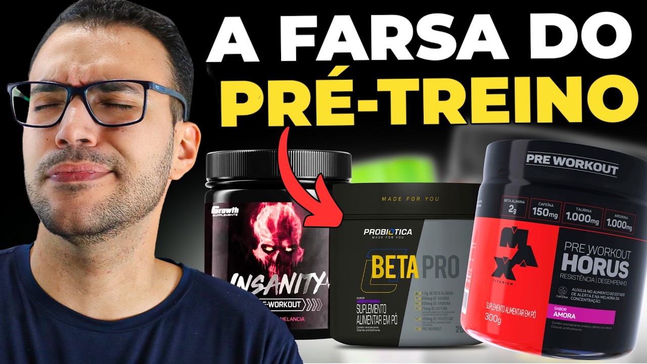 NÃO TOME PRÉ-TREINO SEM VER ESTE VÍDEO