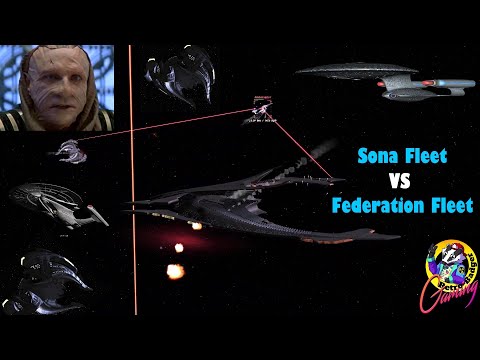 Sona Fleet VS Federation Fleet | Star Trek Ship Battles | Bridge Commander | Star Trek Insurrection