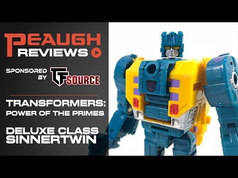 Video Review: Transformers: Power of the Primes - Deluxe Class SINNERTWIN