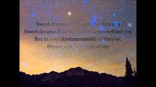 Dean Martin-Dream a Little Dream of Me (with Lyrics)