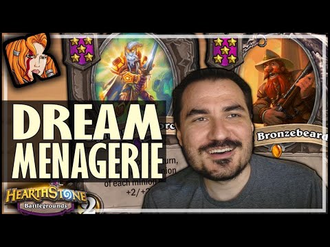 MY DREAM MENAGERIE BUILD! - Hearthstone Battlegrounds