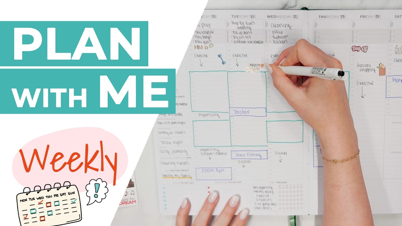 Plan with Me for the Week ft. Clever Fox Hourly Planner PRO
