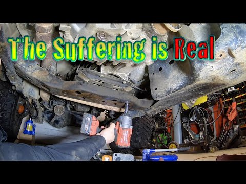 Jeep JK Transmission CrossMember How to Remove DIY
