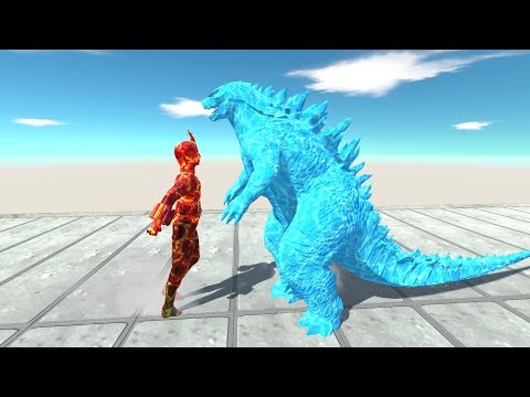 New Zone Fighter Lava Vs Monster Godzilla 2014 Ice Death run - Animal Revolt Battle Simulator