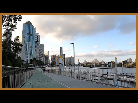 #BrisbaneCity #BikeRide – Relaxing Bike Ride with Music