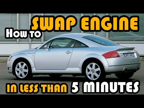 HOW to SWAP ENGINE in less than 5 MINUTES