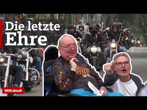Riesiger Biker-Korso überrascht Todkranken in Gelsenkirchen | WDR Aktuelle Stunde