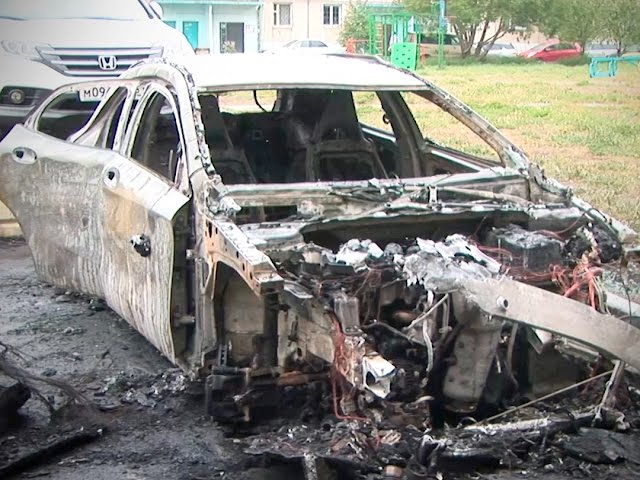 3 автомобиля сгорело за ночь