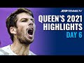 Shapovalov/Tiafoe vs Norrie; Berrettini vs De Minaur | Queen's 2021 Day 6 Highlights