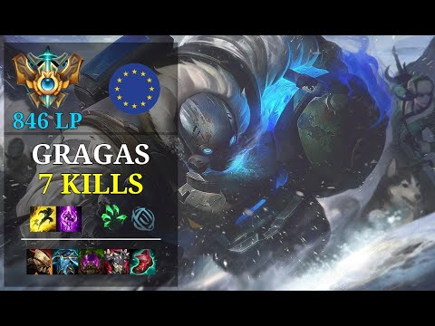 Gragas Top vs Camille - 7 kills - Scarface Xyz EUW Challenger (846 LP) Patch 11.5