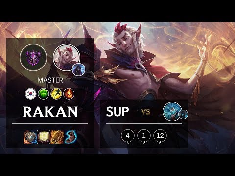 Rakan Support vs Zilean - KR Master Patch 10.7