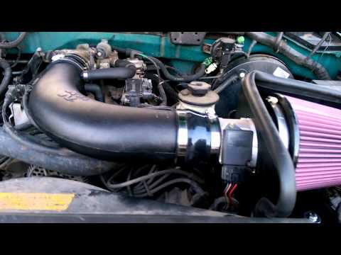 1998 Ford F-150 K&N Cold Air Intake SUM-F1140 Installed #ford #mechanic #cartok #review #ford