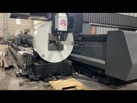Laser Cutting - Plate+Pipe：Cut the AL tube to a longer length (No.B19)