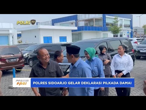 POLRES SIDOARJO GELAR DEKLARASI PILKADA DAMAI
