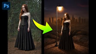 Create a Cinematic Night Scene - Photoshop Lighting Effects