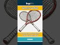 tennis racket - a handled frame with strings... video thumbnail