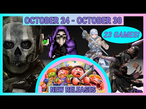 October 24-30 | 23 New and Upcoming Indie and AAA Video Game Releases!