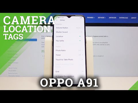How to Turn On Location on Photos in OPPO A91 – Camera Settings