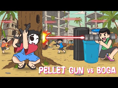 Pellet Gun vs BOGA sa PINAS | Pinoy Animation