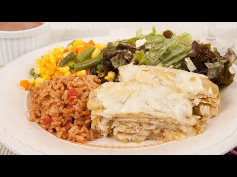 Simple Chicken or Turkey Enchilada Casserole Recipe