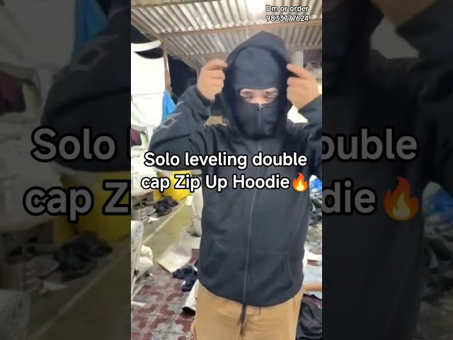 Vídeo relacionado con Sudadera con capucha de anime Solo Leveling, sudadera con capucha para hombre, estilo extragrande, unisex, L