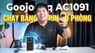 Máy chiếu mini chạy được bằng SẠC DỰ PHÒNG: Goojodoq AC1091 quá đỉnh! Có Android luôn
