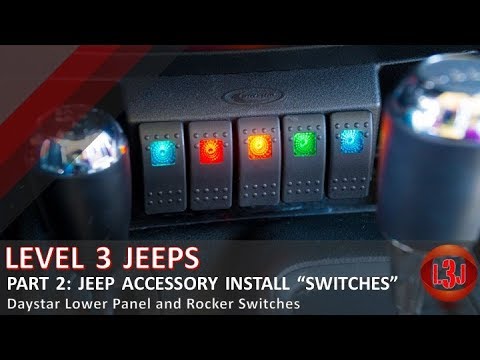 Part 2: Wiring Jeep Accessories - Daystar Lower Panel and Switches